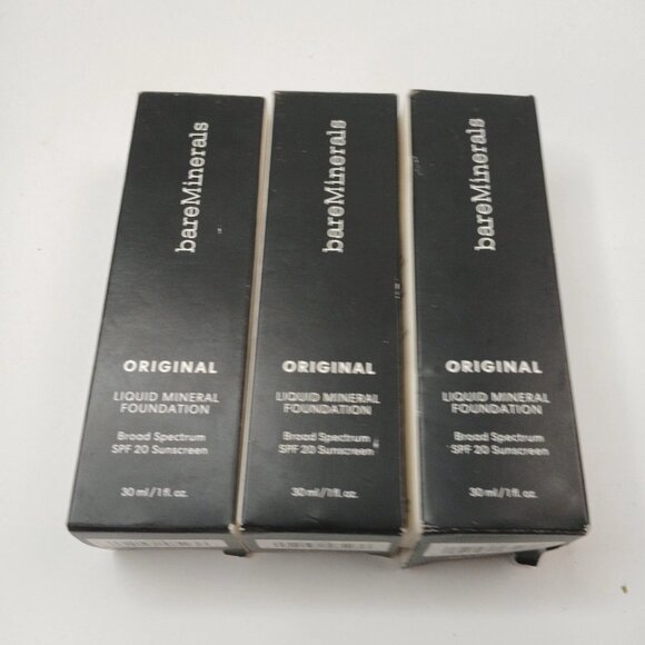 Bare Minerals - Liquid Mineral Foundation - Neutral Deep 29 - Lot Of 3 Any que - Picture 1 of 8